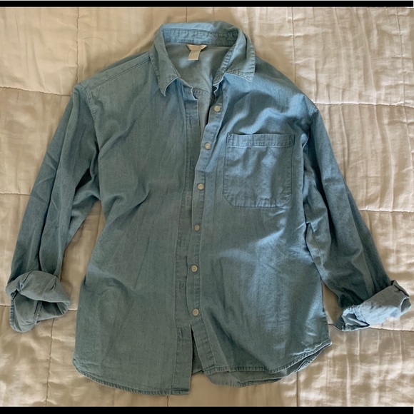 Denim Button Up - Picture 1 of 2